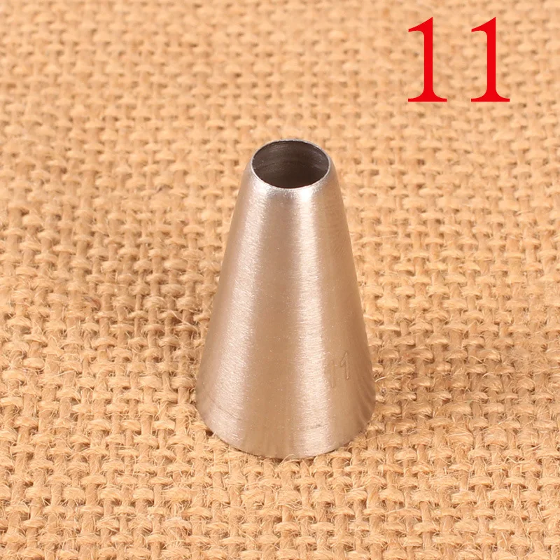 

11# round Small Hole Writing and Drawing Cream Decorating Mouth Stainless Steel Baking DIY Tool Small Number