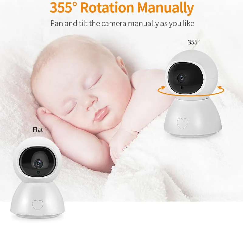 

INQMEGA baby monitor 1 screen 4/5 surveillance camera 5 inch video 1080P security camera night vision camera babyfoon