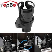 360 degree rotating drink water bottle holder 2 in 1 car cup holder adjustable phone holder organizer car interior accessories