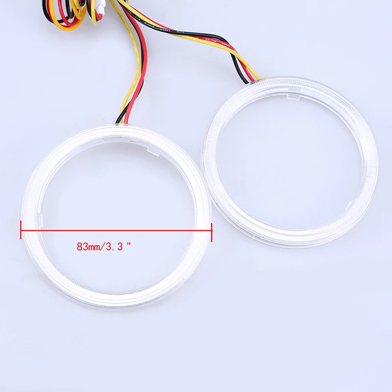 Автомобильные противотуманные фары POSSBAY 2x80 мм водонепроницаемые COB угол обзора