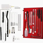 Аэрограф, комплект для чистки краскопульта, 27 шт., гравитационная мини-краска HVLP, детали