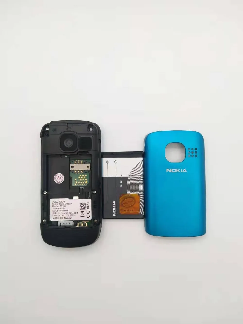 C2-05 разблокированный Nokia C2-05 слайд сотовый телефон Bluetooth Восстановленный