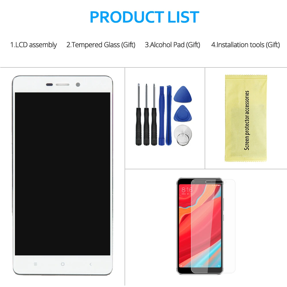 Для Xiaomi Redmi 3 Pro ЖК экран для 3s дисплей протестированный сенсорный с рамкой Замена