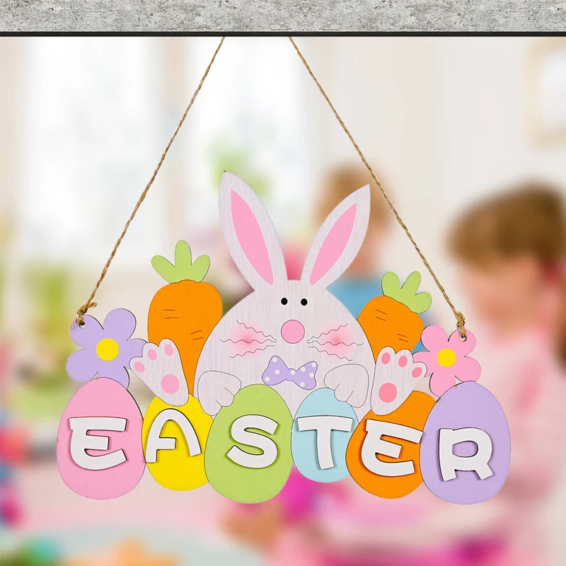 

Пасхальные Подвесные Украшения для домашвечерние дверной вывески