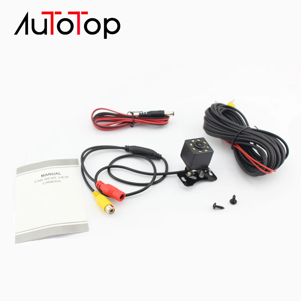 Autotop универсальная камера заднего вида с 4 светодиодный/8 светодиодный Ночное