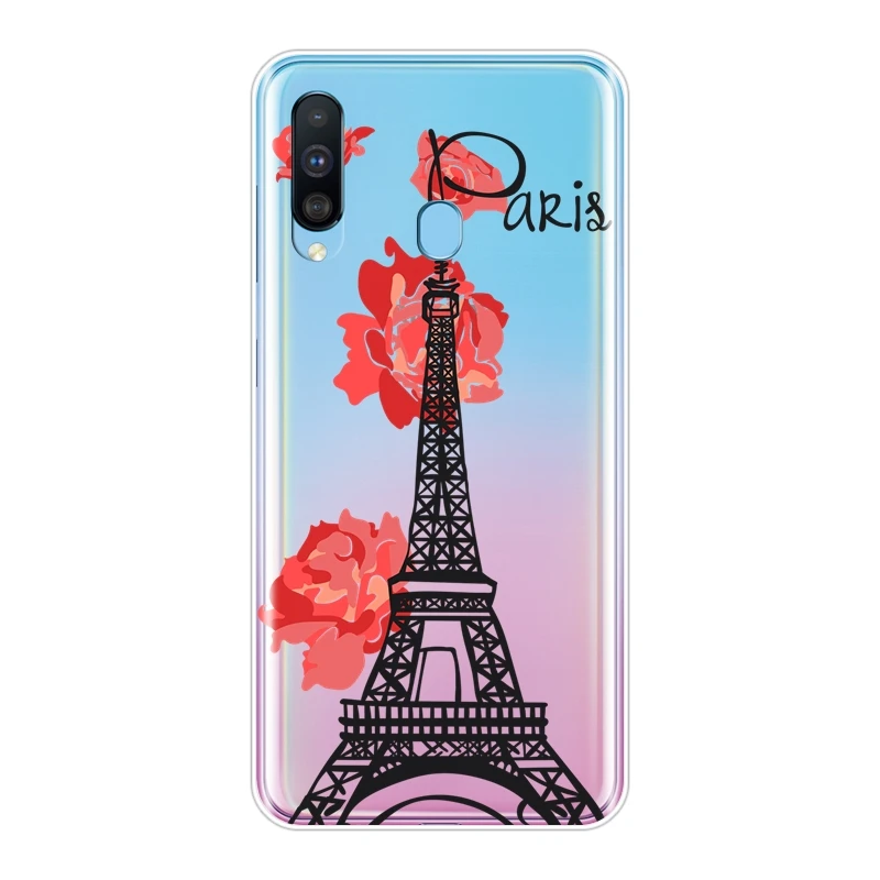 Силиконовый чехол с изображением Эйфелевой башни Парижа для Samsung Galaxy M40 M30 M20 M10