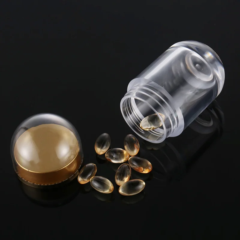 30ML 20PCS Transparent Pill Box, Empty Men's Health Care Products Small Vial, Capsule Container, Empty Small Medicine Bottles