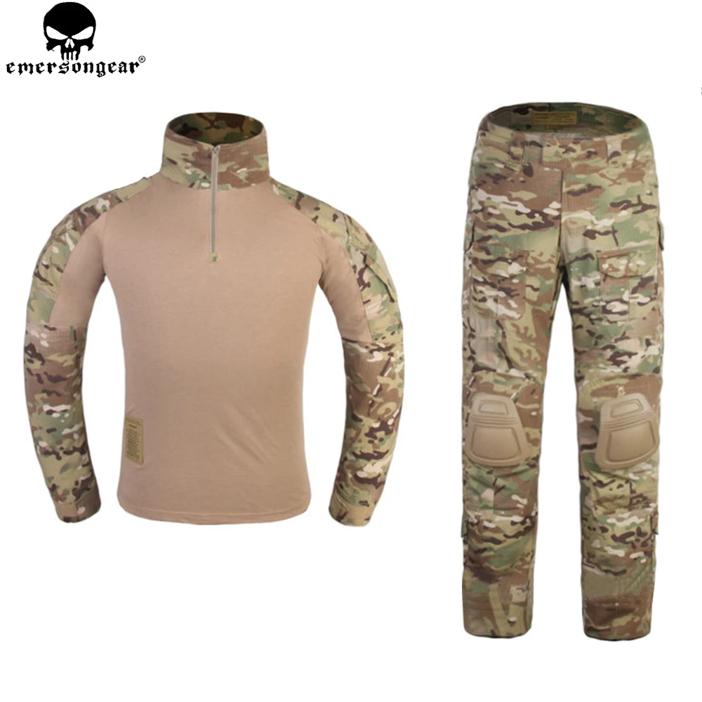 Emersongear тактическая женщина G3 боевая униформа брюки и рубашка страйкбол мультикам
