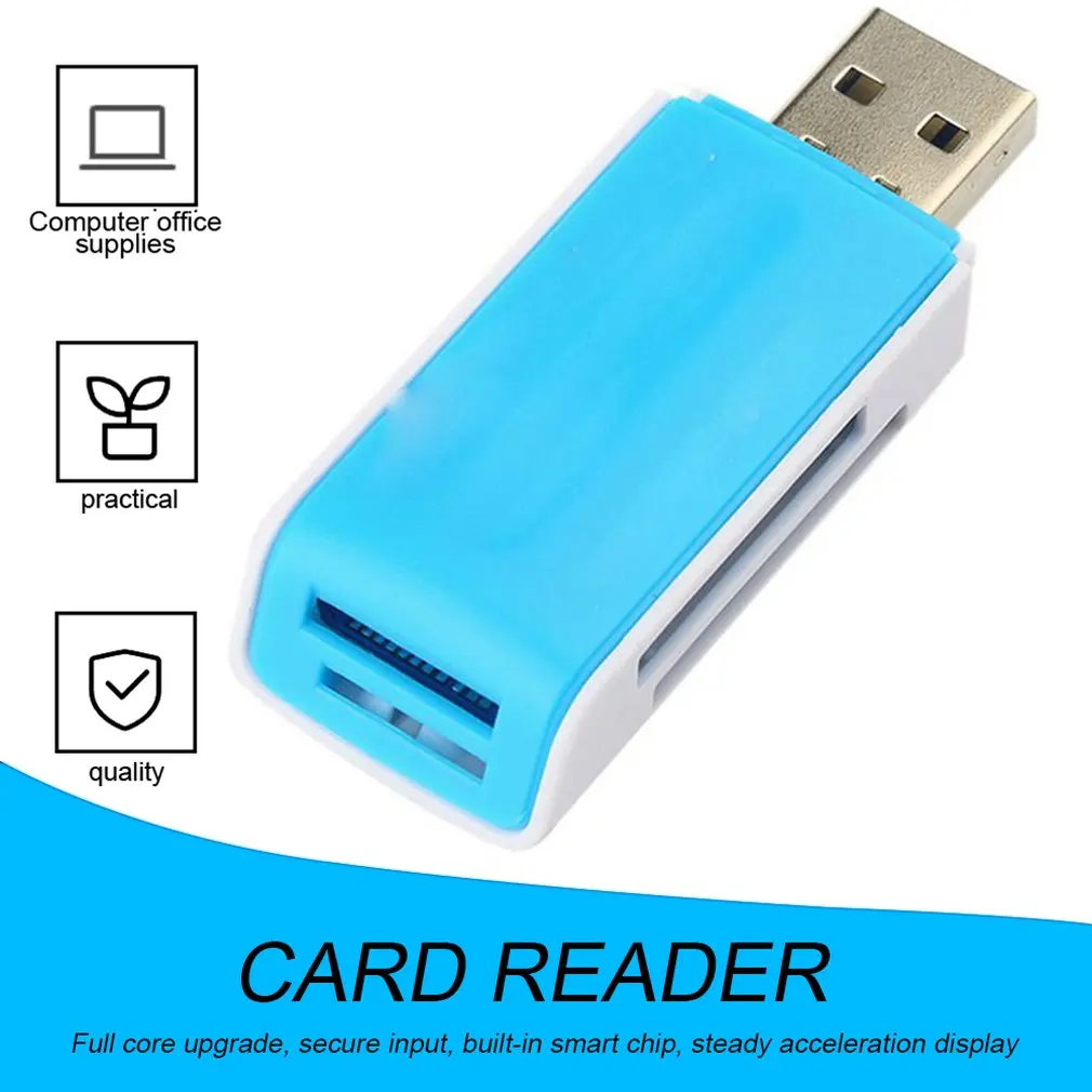 Все в 1 USB 2,0 мульти карта памяти ридер адаптер разъем для SD TF M2 MS