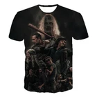Лидер продаж, летние футболки с 3D принтом для мужчин и женщин, футболки с ужасным фильмом, уличная футболка в стиле хип-хоп 110-6XL