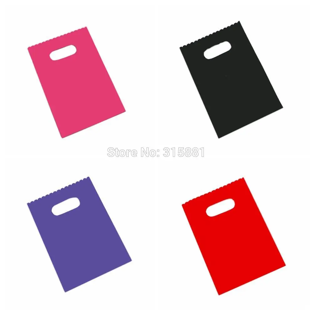 Пластиковые подарочные пакеты для упаковки ювелирных изделий красочные