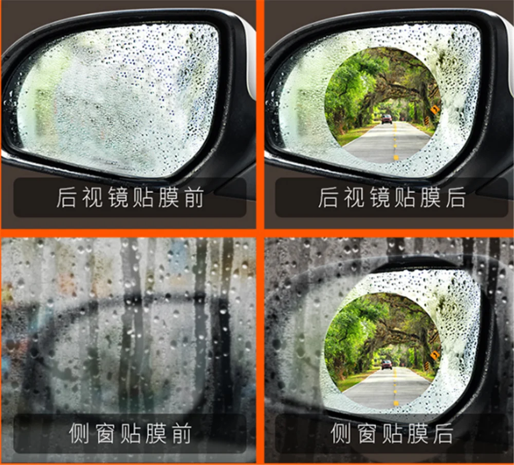 Car rearview fitting mirror waterproof membrane anti-fog clear vision for Suzuki Aerio Ciaz Equator Esteem Forenza Forsa Grand | Автомобили