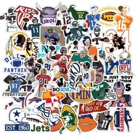 50pcs sports american football stickers for notebooks stationery motivational sticker scrapbooking material craft supplies