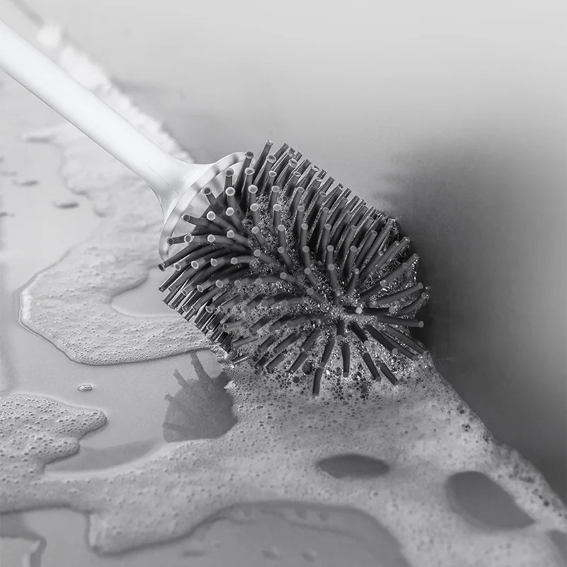 Силиконовая щетка для унитаза Gesew из термопластичной резины инструмент быстрой