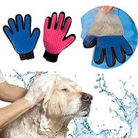 dog cat grooming glove for cats wool glove pet hair deshedding brush comb glove for pet dog cleaning massage glove for animals