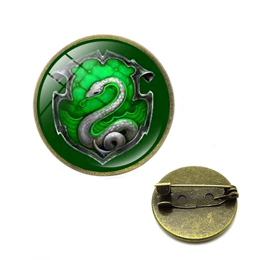 Фильм H P Знак школы Хогвартс Броши винтажные аксессуары Униформа булавки брошь