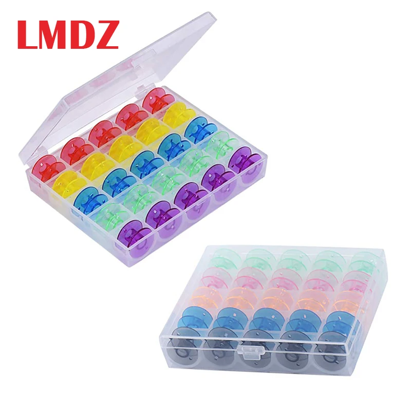 Катушки LMDZ пустые для швейной машины пластиковая емкость хранения аксессуары