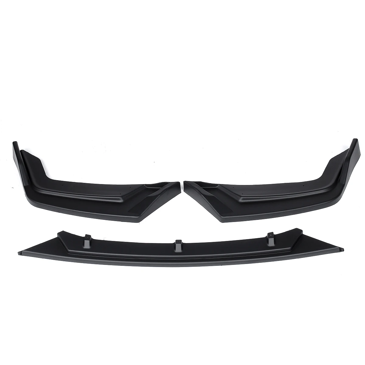 Сплиттер для переднего бампера автомобиля 3 шт. диффузор губ комплект тела