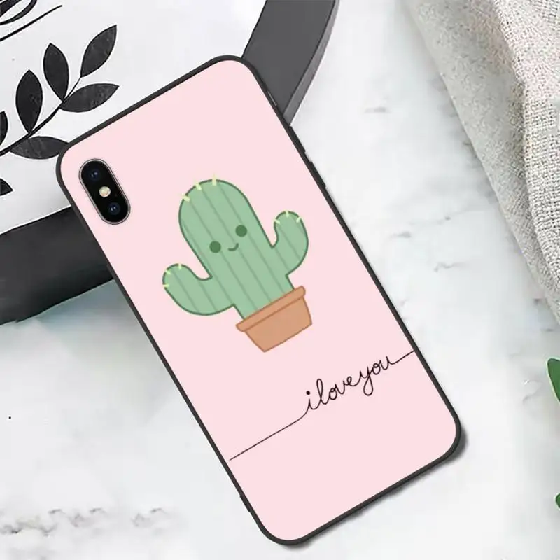 

Cactus Plants Fashion Phone Case for iPhone 11 12 pro XS MAX 8 7 6 6S Plus X 5S SE 2020 XR mini