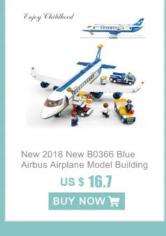 SLUBAN B0367 678 шт. международный аэропорт модель строительные блоки просвещать игрушки для детей со городская серия для мальчиков легоe