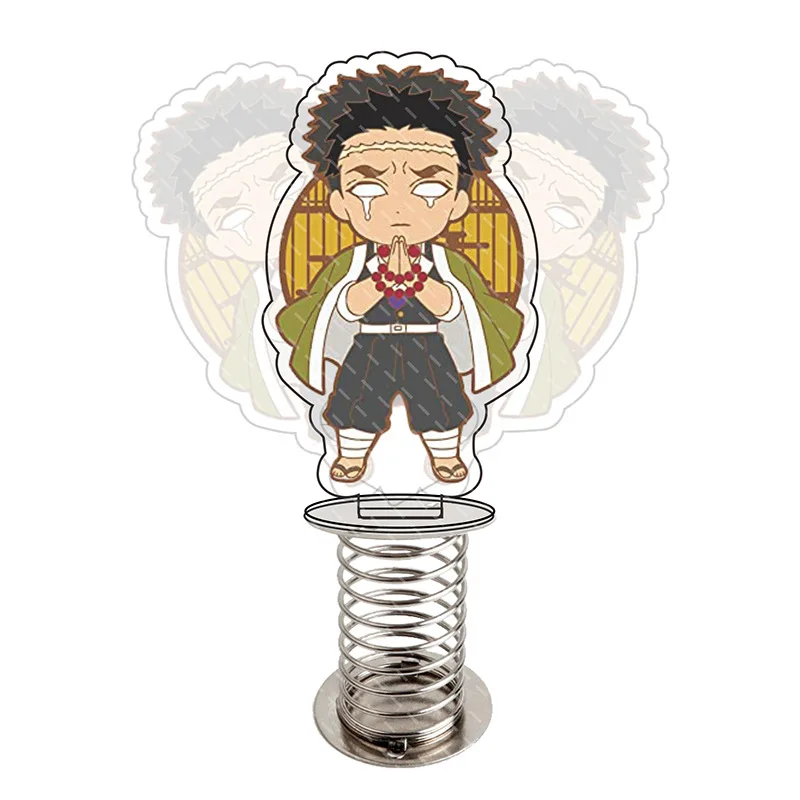 

Anime Demon Slayer Acrylic Spring Washer Students Desk Decoration Computer Desktop Stand Card Christmas Birthday Presents Boys