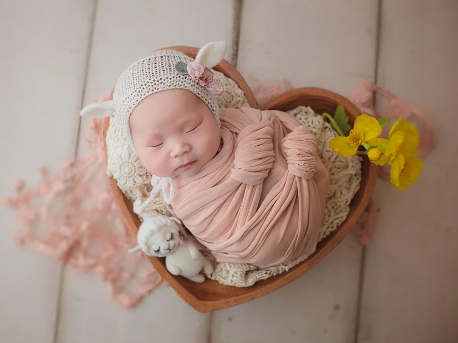 Фотография для новорожденных в виде чаши форме сердца милый фотореквизит детей