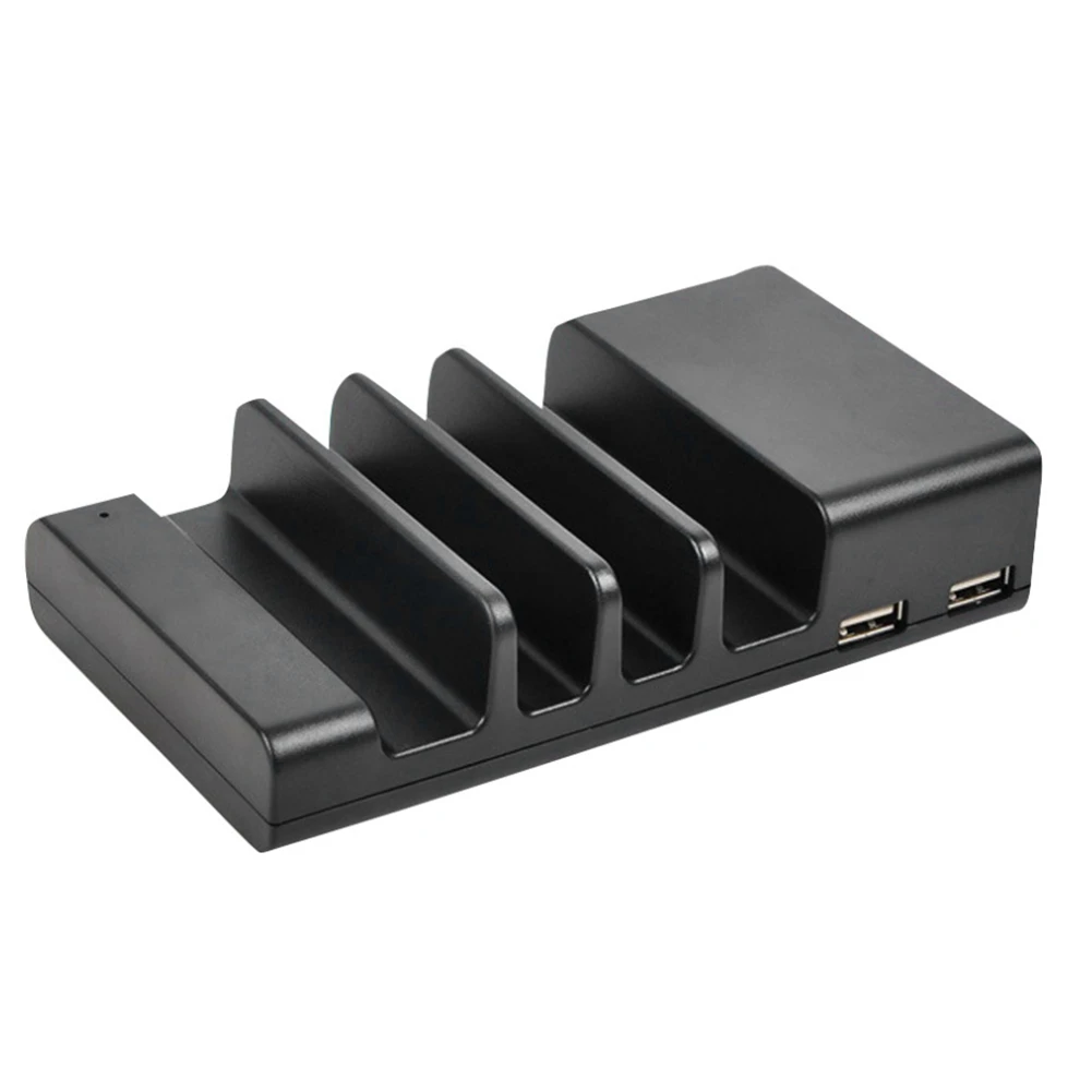 

Multi 4 Port Charging Dock,Universal Desktop Quick Charge Organizer,Travel Wall Charger Station Power Adapter EU Plug