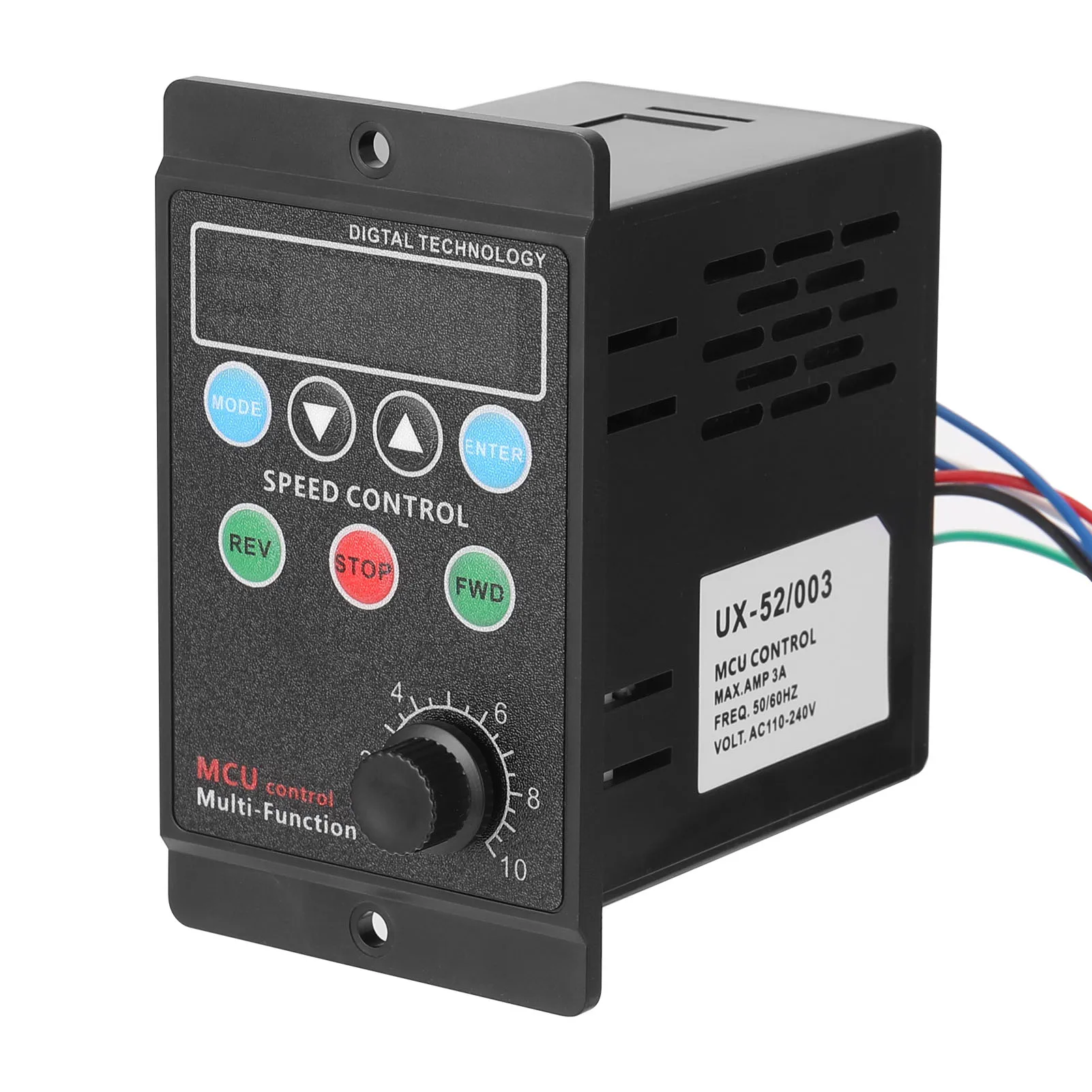 

400W AC220V Motor Speed Controller Multifunctional Motor speed Regulator Controller Display Rate Target Value Settable