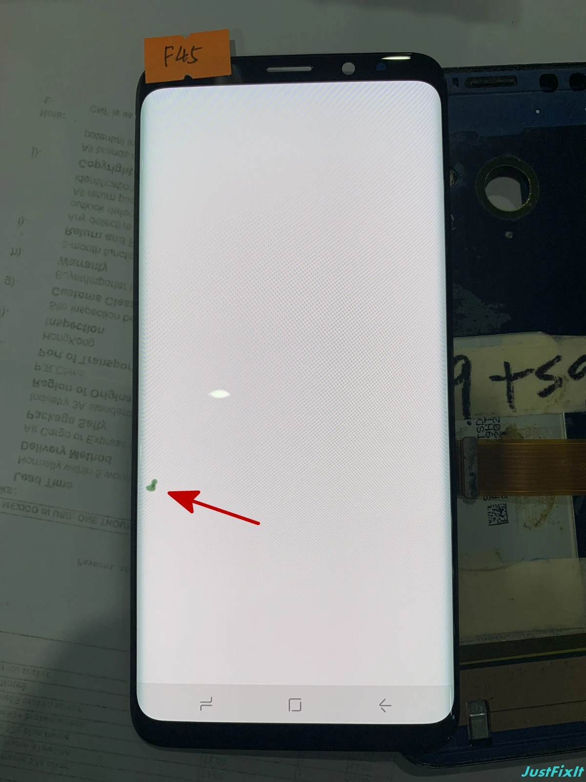 Супер AMOLED для samsung Galaxy S9 Plus G965F G965U S9plus ЖК-дисплей сенсорный экран дигитайзер дефект черное пятно