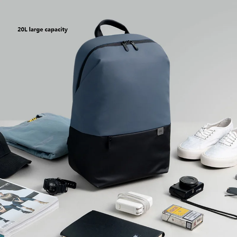 Xiaomi 20L для мужчин и женщин рюкзак водонепроницаемый полиэстер подростковый 15,6 дюймов ноутбук сумка легкий открытый Tra