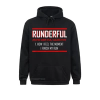 funny running with sayings runderful oversized hoodie streetwear for women fitness tight graphic hoodies prevailing