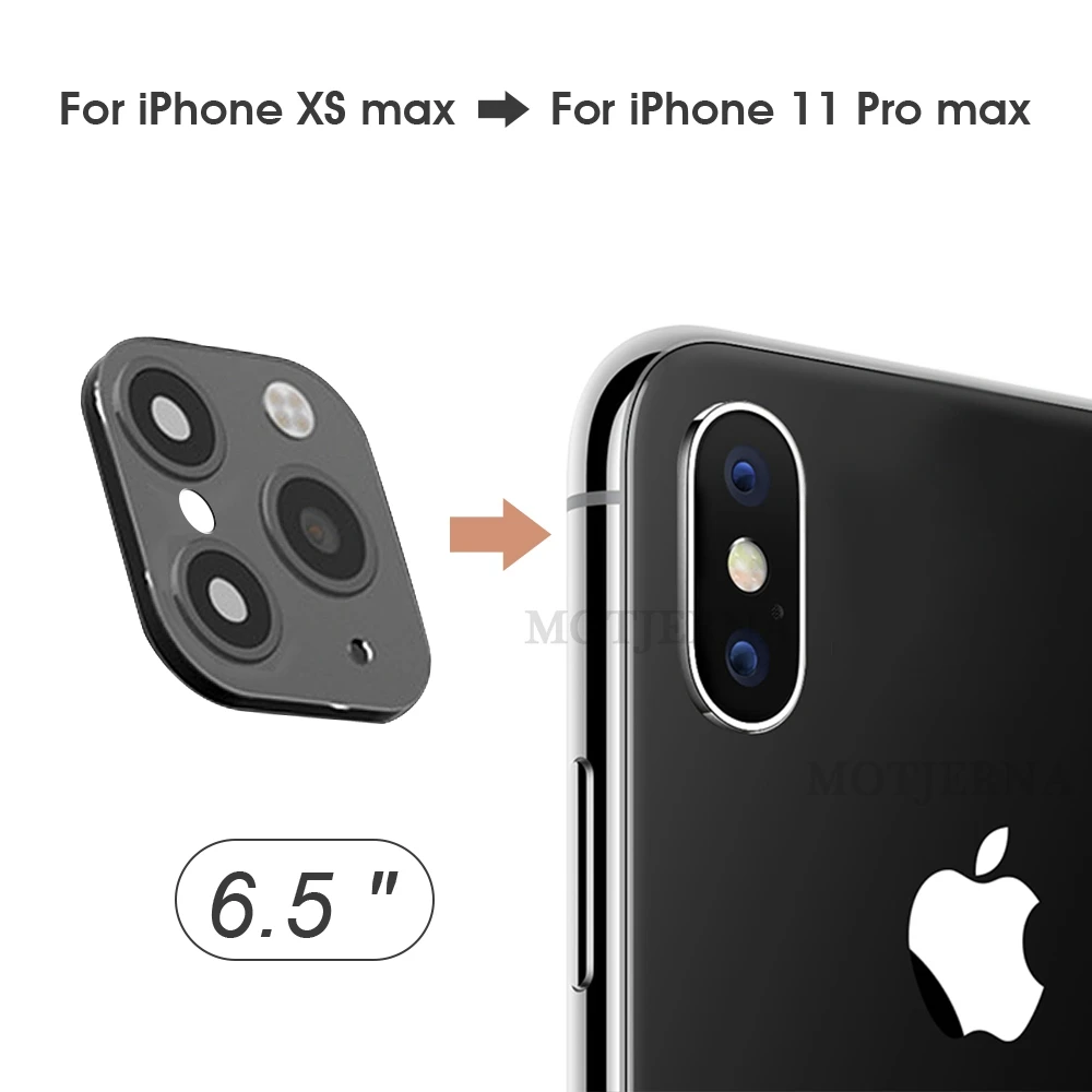 Новая камера Сменная линза для iPhone 11 Pro защитная металлическая стеклянная