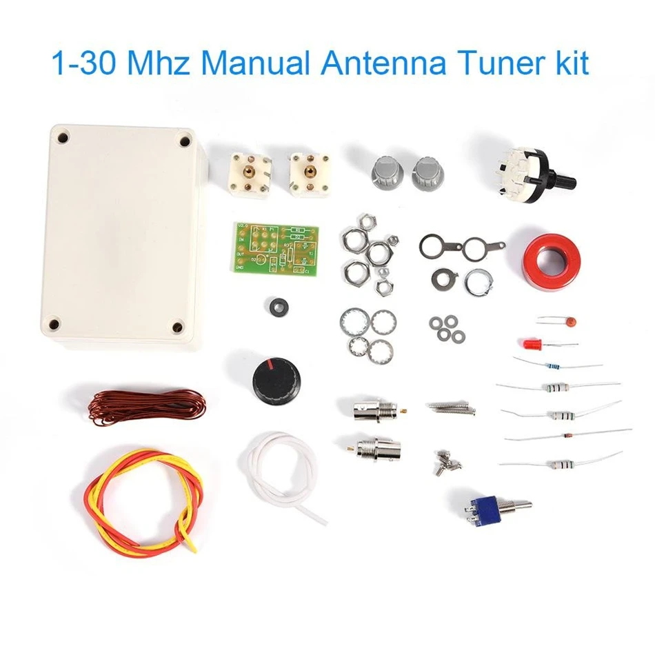 I2C IIC 1-30 МГц LED VSWR DIY Ручная антенна для HAM RADIO CW QRP Q9 BNC интерфейс |