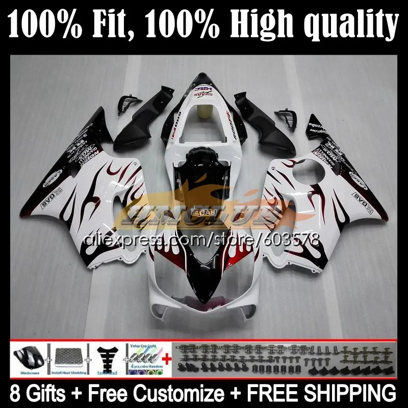 

Корпус инжектора для HONDA CBR600F4i CBR 600 F4i CBR600 F4i 01 02 03 120CL.10 600CC 600F4i 2001 2002 2003 обтекатель OEM Red Flame