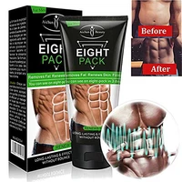 170g eight pack for men stronger muscle cream waist torso smooth lines press fitness belly burning muscle fat remove weight loss