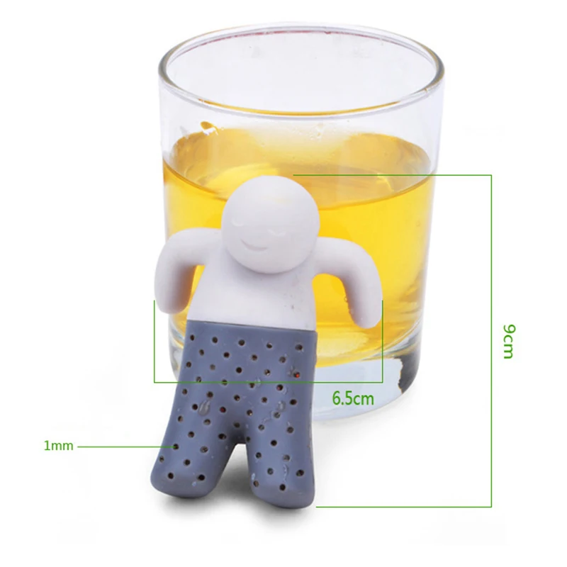 4YANG уникальный милый Чайный фильтр Силиконовое чайное ситечко чайник с фильтром