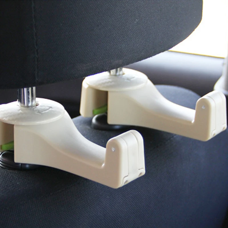 

Max Bearing 5kg Car Headrest Hook Universal 4-6inch Phone Hanger Holder Car Back Seat Hooker for Bag Handbag Purse Grocery Cloth