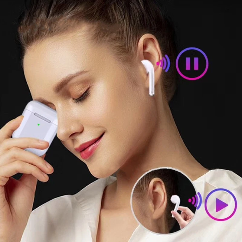 Новинка оригинал i9000 Pro TWS 1:1 наушники в ухо Bluetooth мини беспроводная спортивная