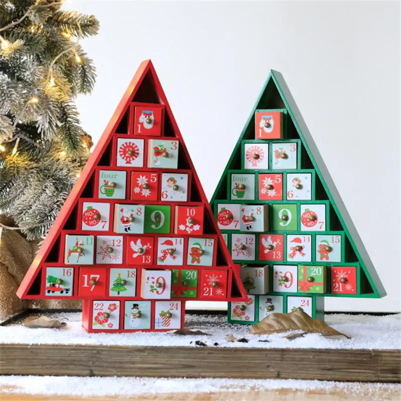 

Christmas Decorations Wooden Tabletop Props Nordic Luminous Small House Front Desk Ornaments Christmas Tree Decorations Gifts
