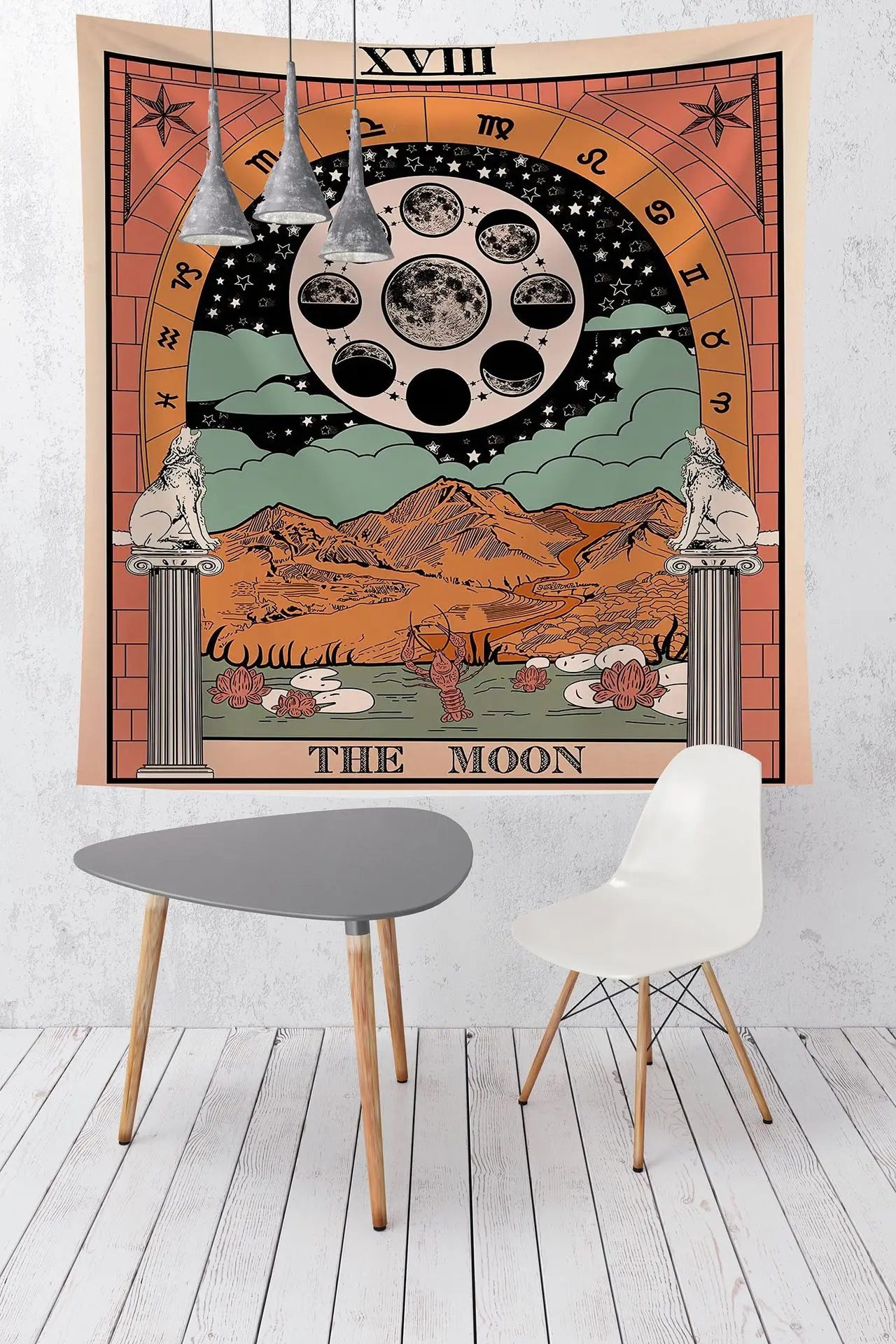 

Home Cute Decor 3D Printed Bohemian Cotton Printed Hand Made Wall Hanging Tapestries