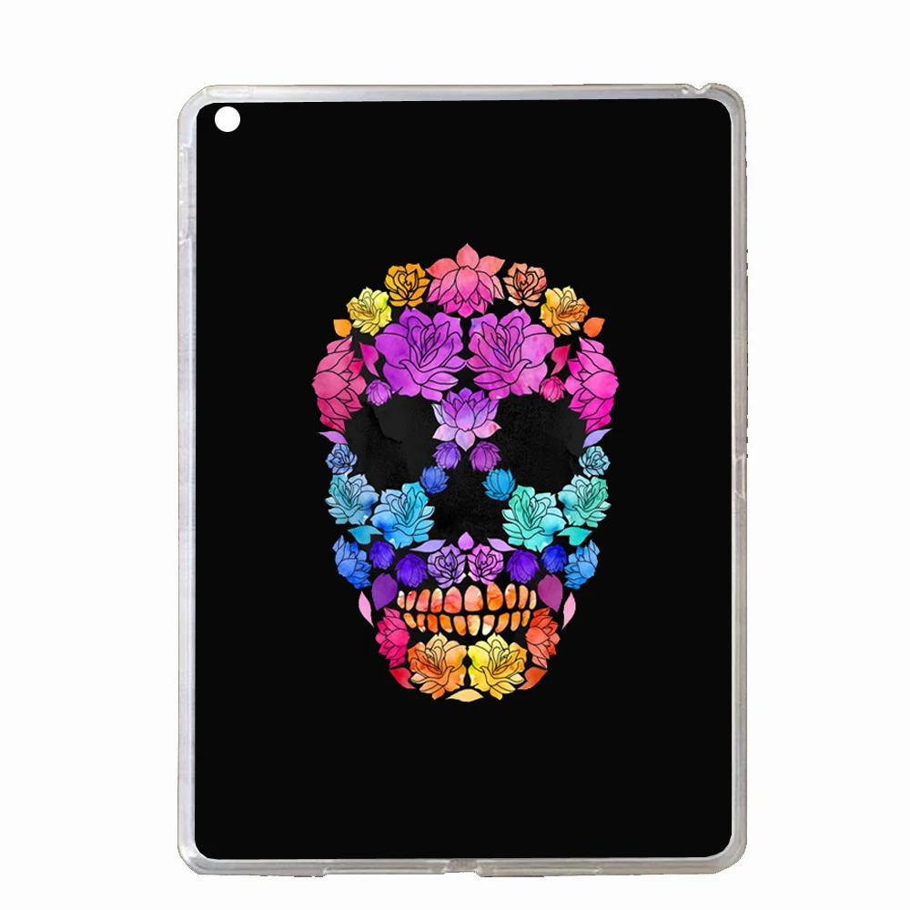 Мягкий чехол из ТПУ для Apple iPad 10,2(7th поколения) A2200 A2198 A2232 10,2-дюймовый печати силиконовый защитный чехол с подставкой