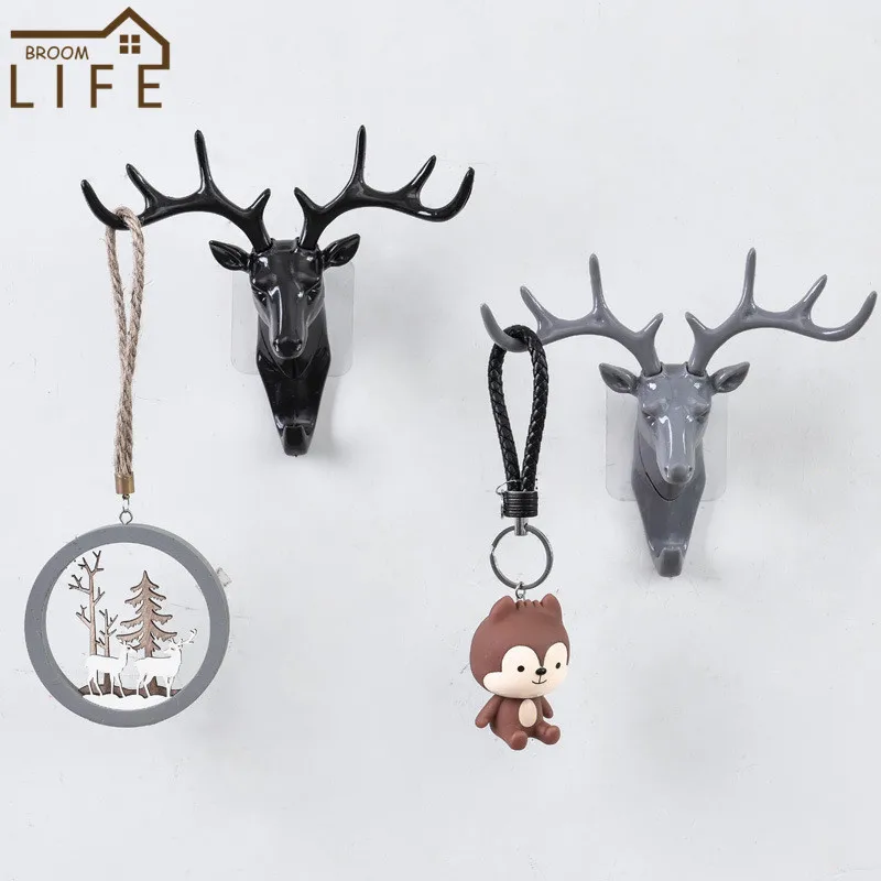 

Самоклеящийся крючок, настенный орнамент, держатель для ключей, аксессуары для украшения дома в гостиной, деревенский домашний декор, насте...