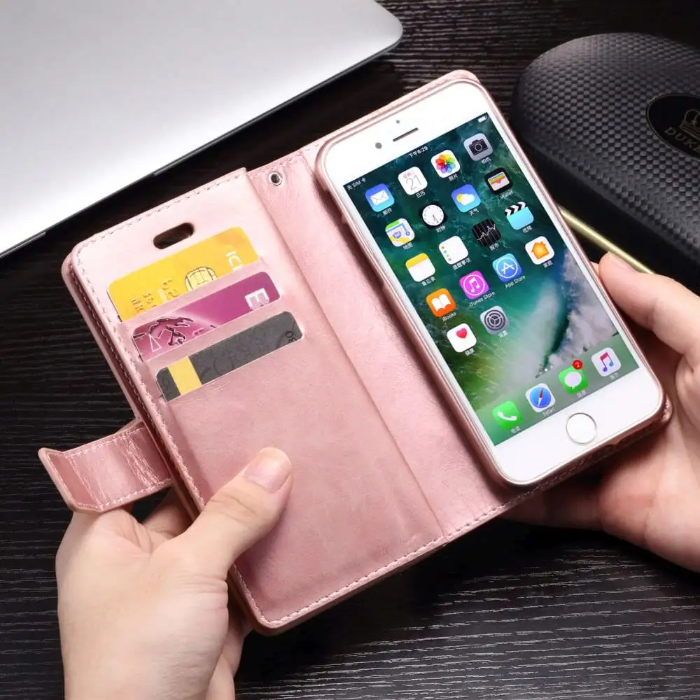 Винтажный мини кошелек на молнии для iPhone X Xr Xs Max 12 кожаный чехол с Откидывающейся
