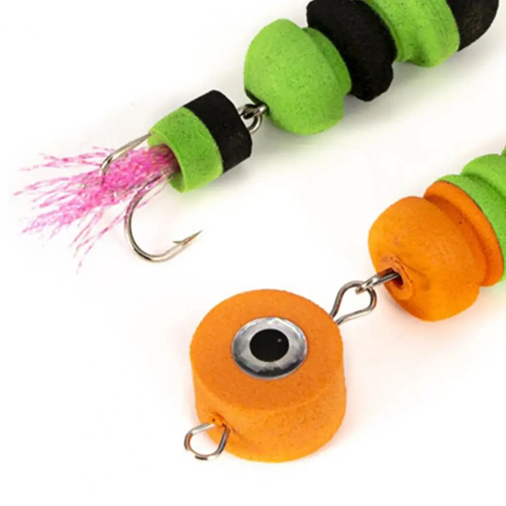 

2Pcs Bait Big Eye Attractive Foam Sharp Swimbait Wobblers for Angling