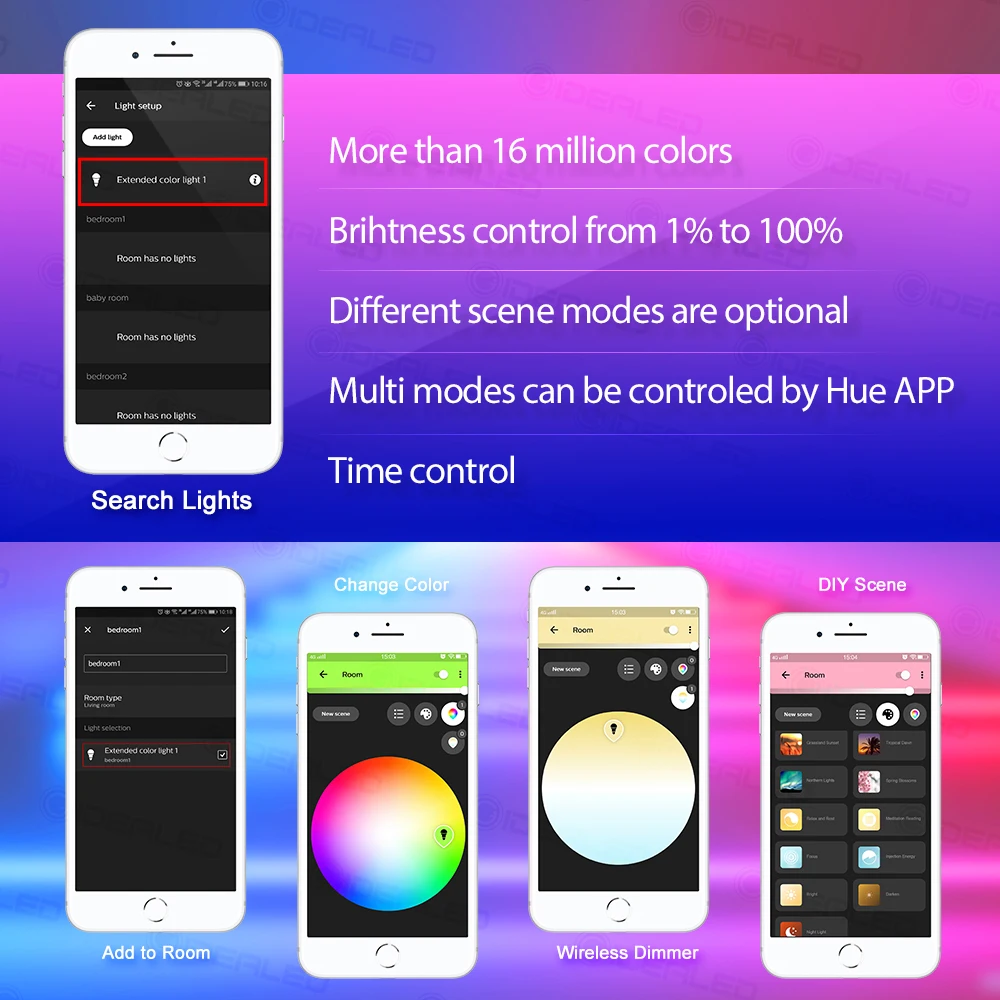 Светодиодная ленсветильник zigbee для ТВ контроллер управления умными предметами 5
