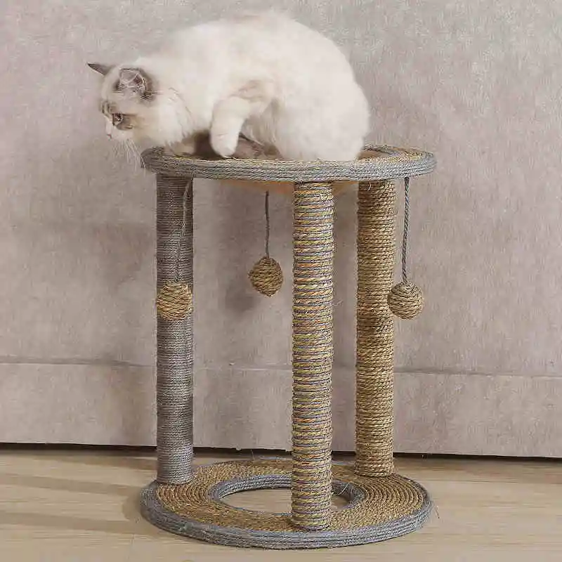 Когтеточка из сизаля маленький гамак для котят игрушечные питомцы кошек