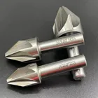 1 шт. 61012.51416202530 мм конический зенкер из быстрорежущей стали 68 канавка 60 градусов Фреза Концевая фреза резец Фаска Инструмент для заусенцев