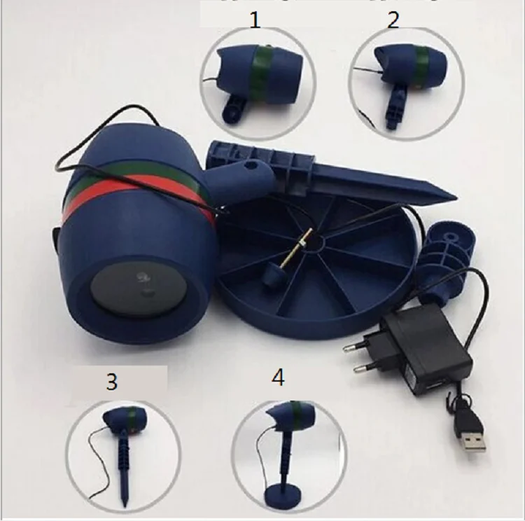 Водонепроницаемый лазерный звездный свет проектор вечерние освещение открытый