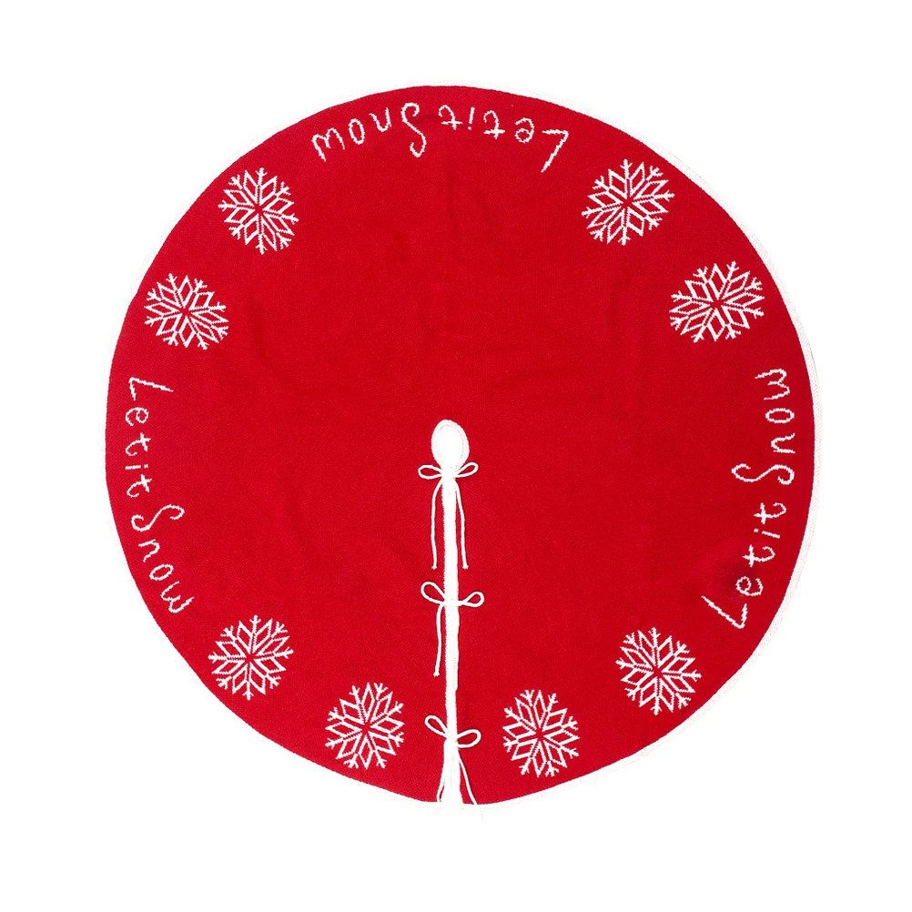 

1 шт., декоративная юбка для ёлки, с вышивкой