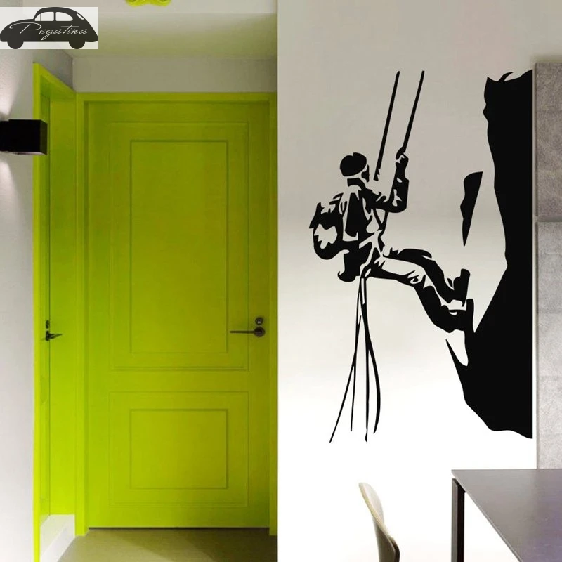 Скалолазание Наклейка на стену виниловые альпинистские Наклейки стены Pegatina